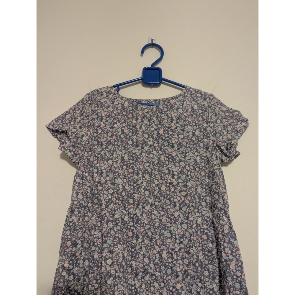 WHEAT‎ Danish Design Girls Dress Size 10 / 140 Short Sleeve 100% Cotton Ruffles - Picture 2 of 10